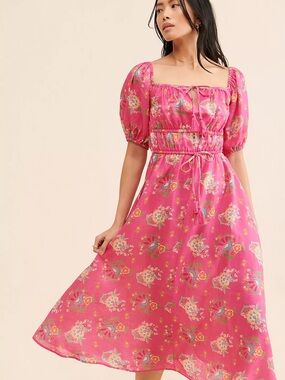 Spell & The Gypsy Solstice Linen Soiree Dress